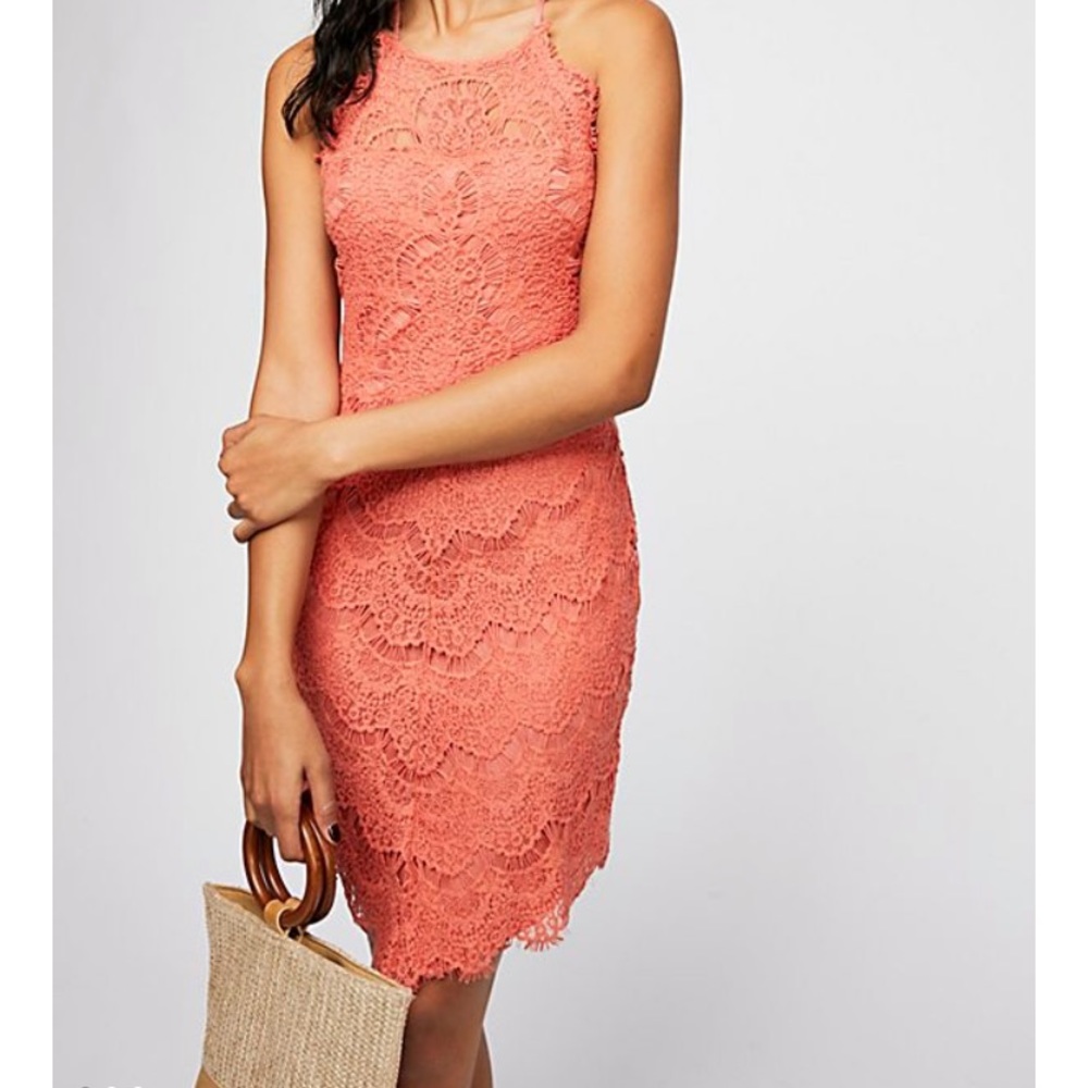 NWT Free People She’s Got It Slip Dress Rust